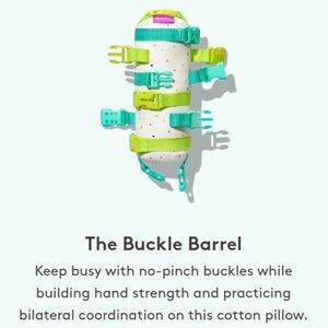 Colorful Montessori Lovevery Buckle Barrel Toy